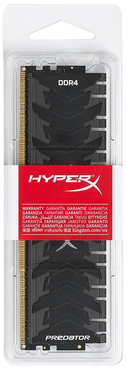 фото Модуль оперативной памяти Kingston HyperX Predator DDR4 8Gb 2400 МГц (HX424C12PB3/8)