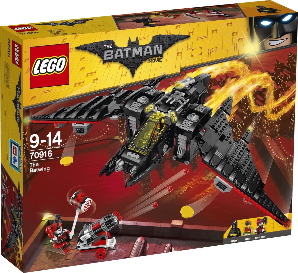 Конструктор LEGO Batman Movie 70916 Бэтмолёт - купить с доставкой по  выгодным ценам в интернет-магазине OZON (179072273)