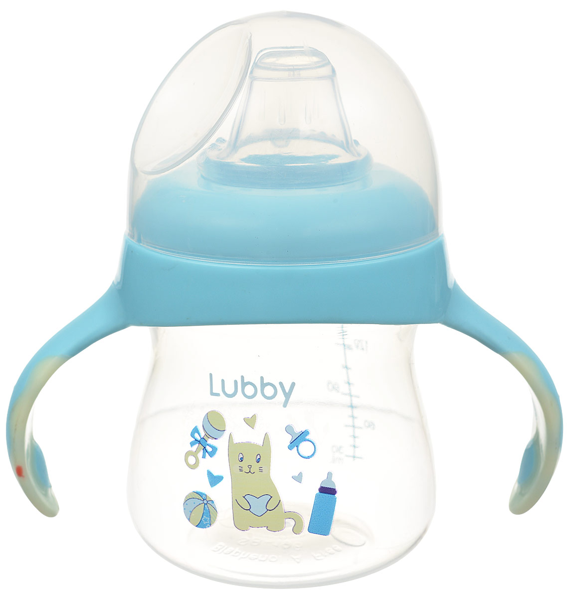 Lubby Поильник-непроливайка со сменным носиком Малыши и Малышки от 4 месяцев 150 мл
