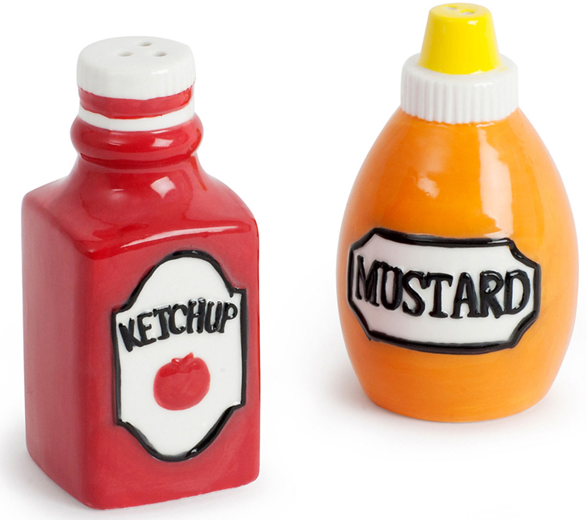 фото Набор для специй Balvi Ketchup & Mustard, красный, горчичный