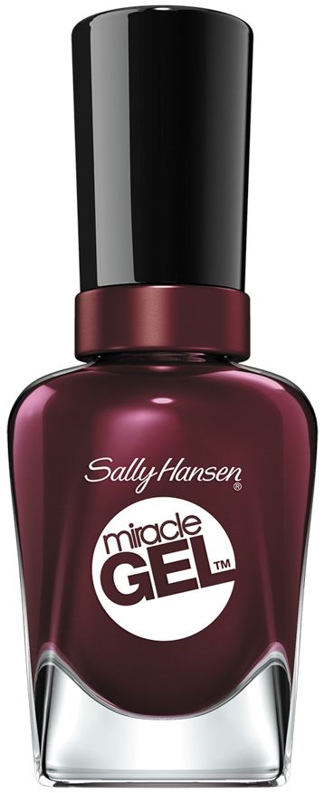 Sally Hansen Гель-Лак для ногтей Miracle Gel, Тон №480 Wine Stock, 14 мл