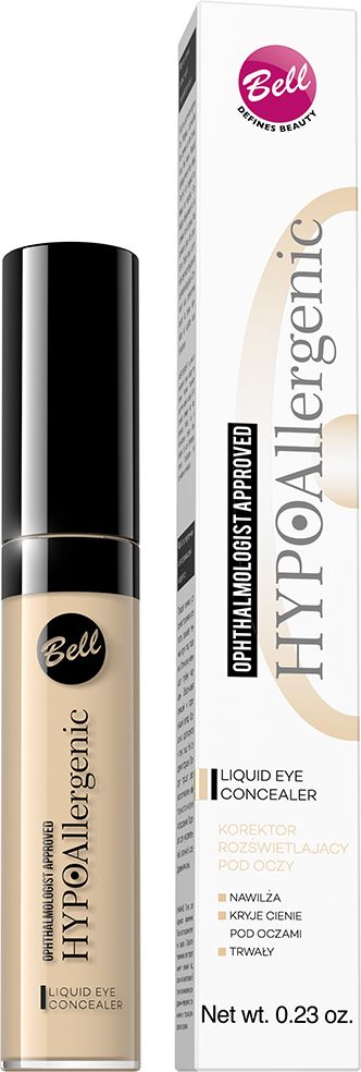 фото Bell Hypoallergenic Liquid Eye Concealer Корректор светоотражающий, гипоаллергенный, Тон №02, 6 мл