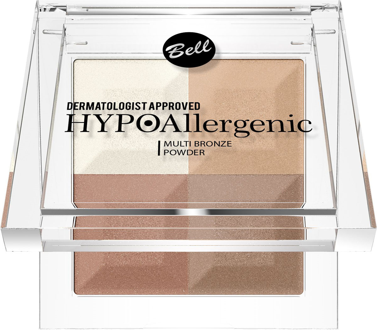 фото Bell Hypoallergenic Пудра с бронзирующим и осветляющим эффектом Multi Bronze Powder, Тон №01