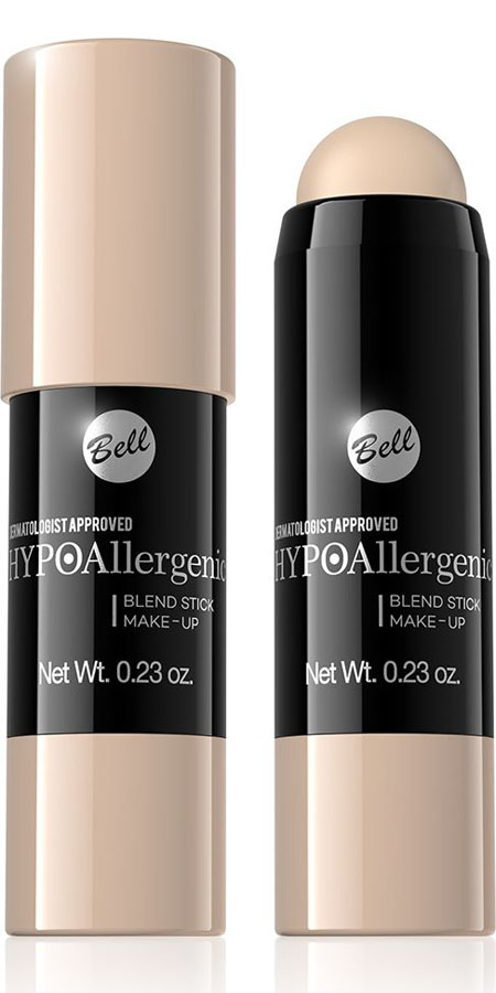 фото Bell Hypoallergenic Флюид-карандаш, интенсивно скрывающий недостатки Blend Stick Make-Up, Тон №02