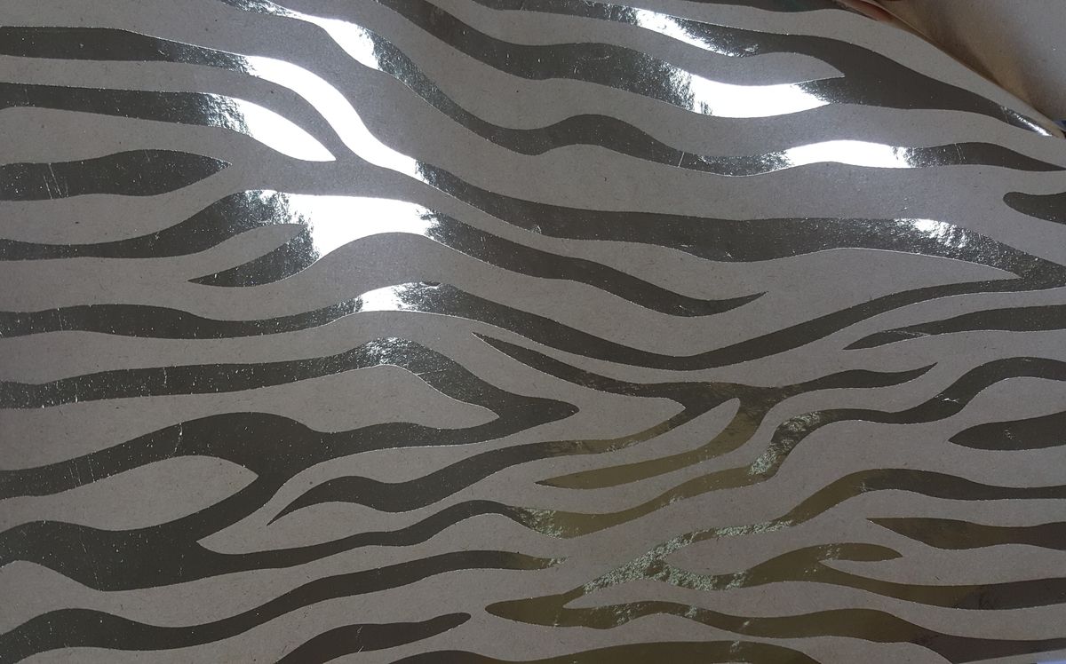 фото Крафт бумага Magic Time "Золотая зебра", немелованная, 100 х 70 см