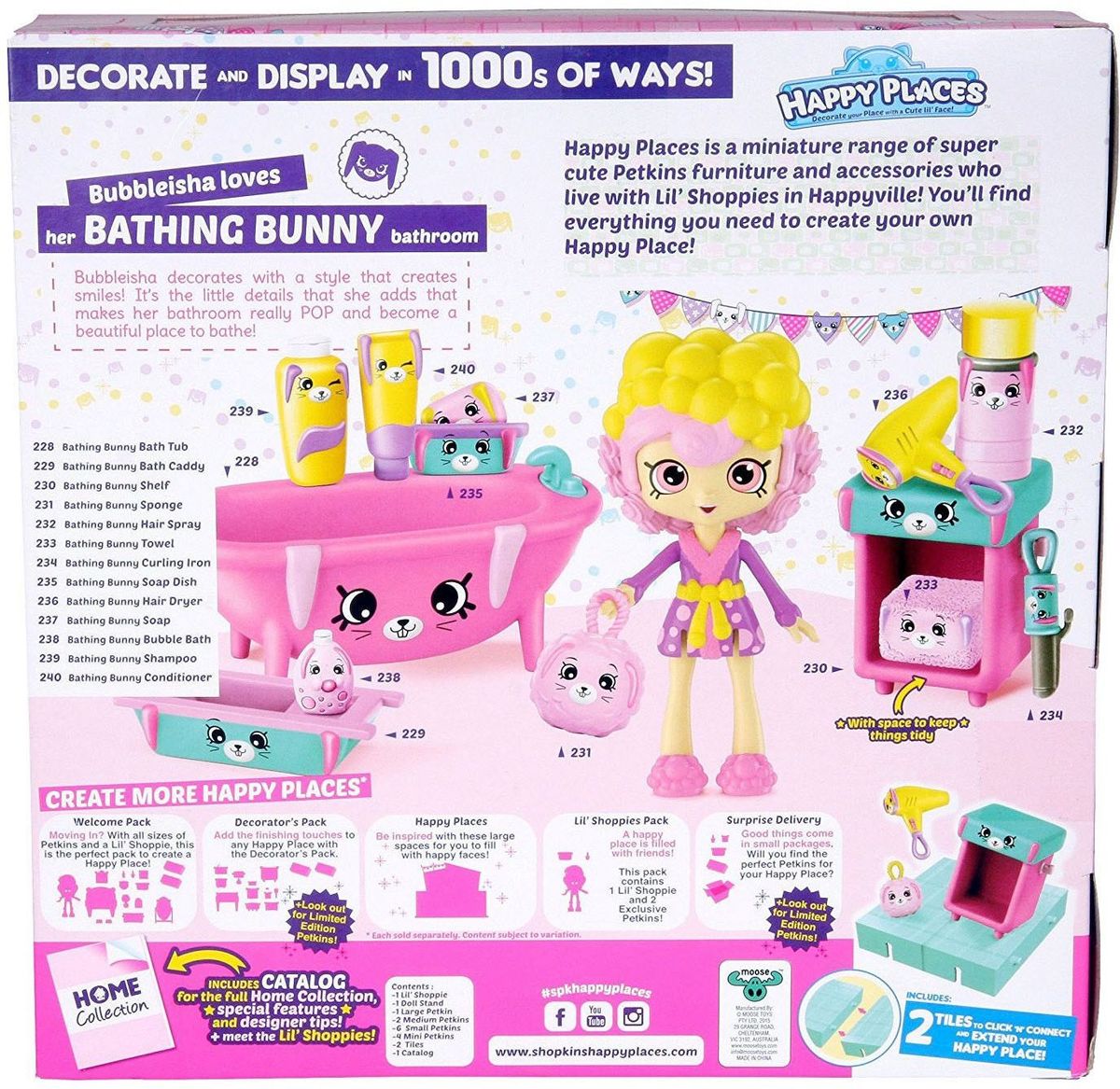 фото Shopkins Игровой набор с куклой Купание кролика