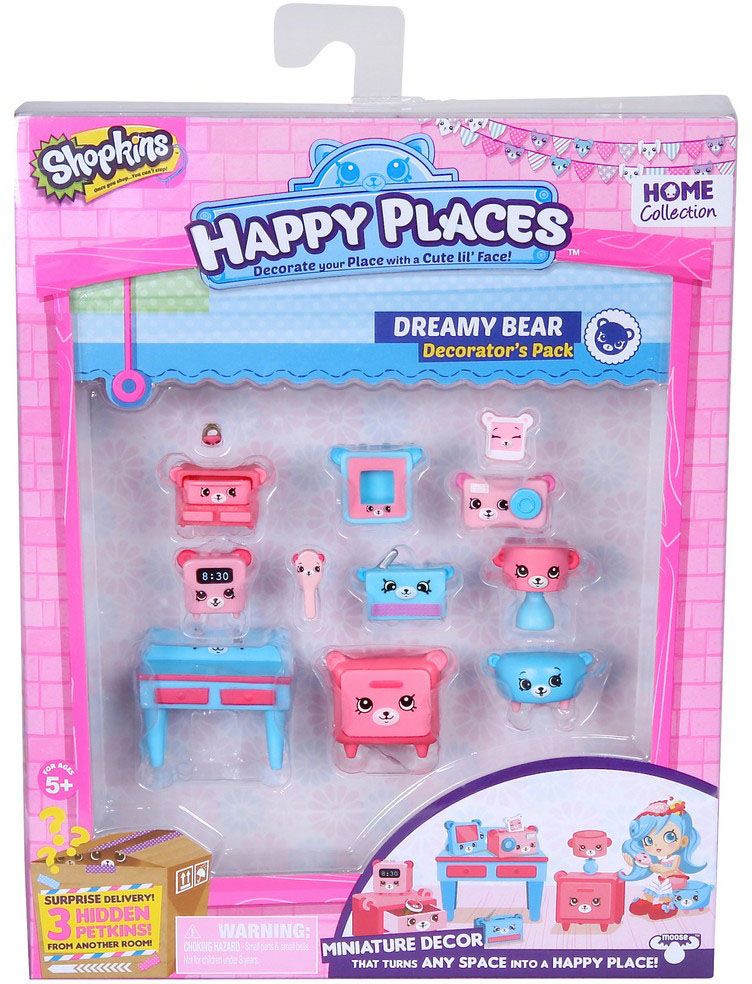 Shopkins Набор фигурок Happy Places Мишки для спальни