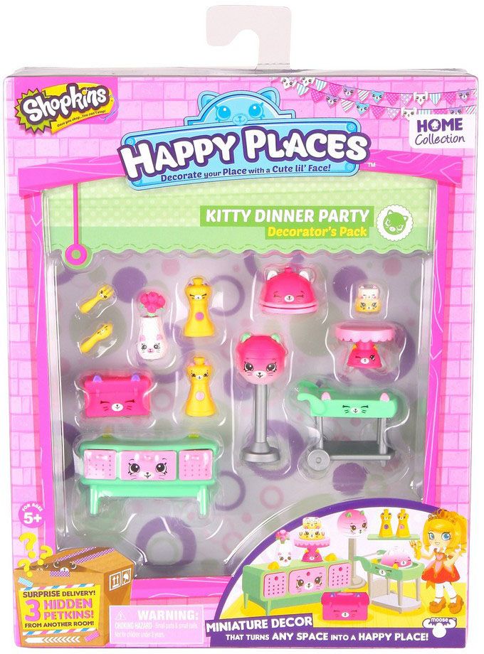 фото Shopkins Набор фигурок Happy Places Праздничный ужин у котят