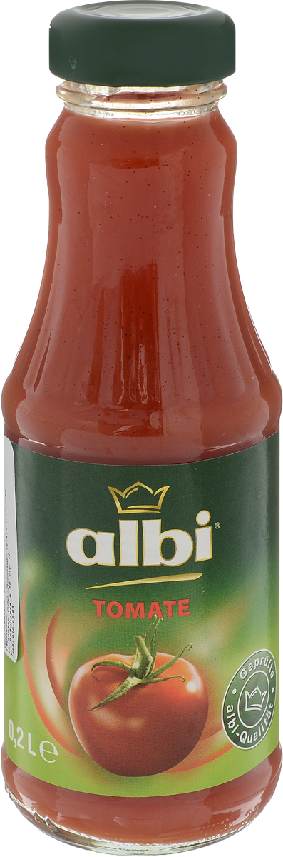Albi сок томатный 100%, 0,2 л