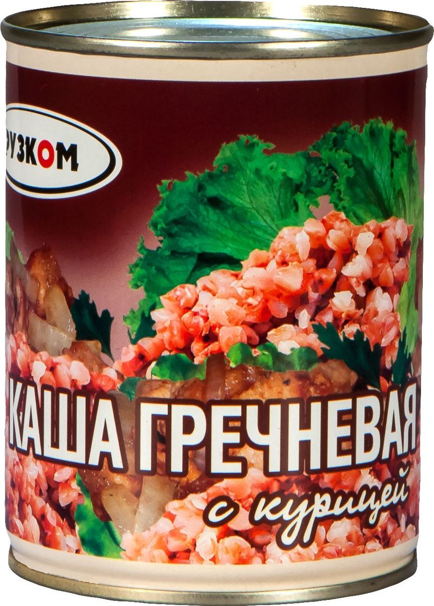 Каша гречневая с курицей консервированная