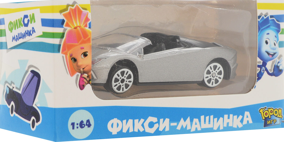 фото Город Игр Машинка гоночная Фиксики Нолик цвет серебристый