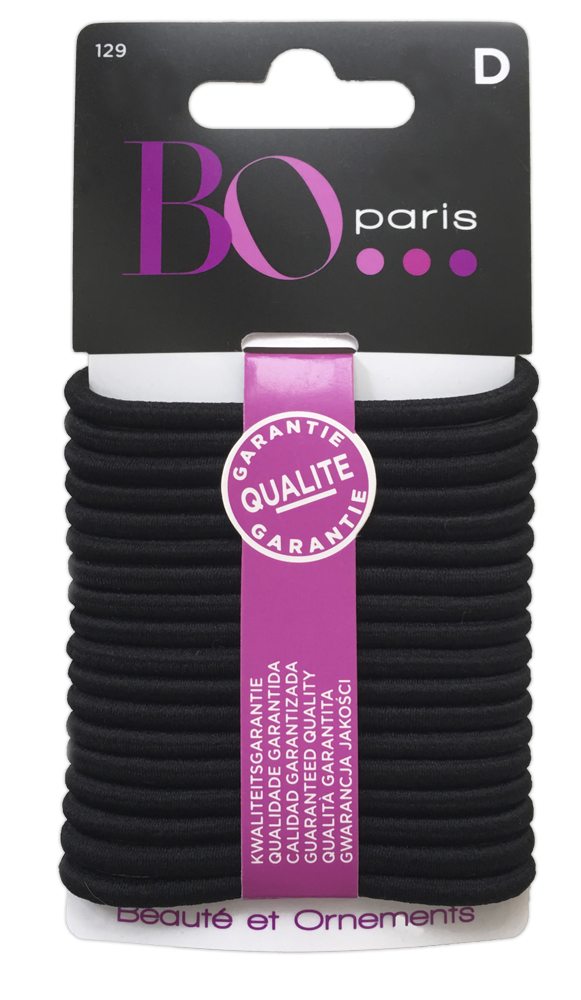 BO Paris Резинки для волос цвет черный 4809500129