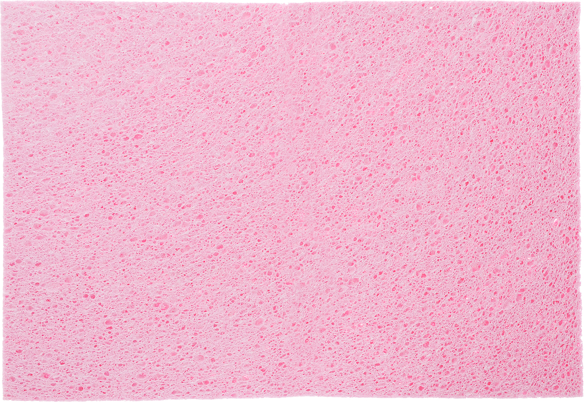 Губка OHE / для уборки, абсорбирующая, 45 х 31 х 0,8 см, арт. 904646, розовый