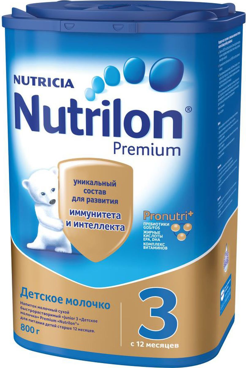 фото Детское молочко Nutrilon Premium 3, 800 г