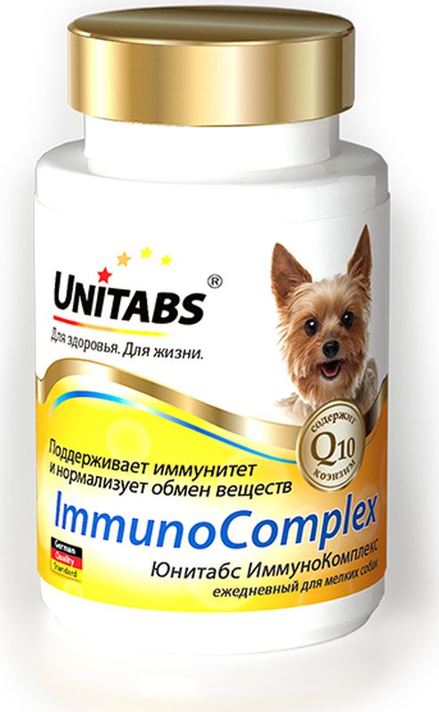 фото Витамины Unitabs "ImmunoComplex", для мелких собак, 100 таблеток