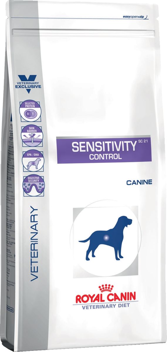 фото Корм сухой Royal Canin Vet "Sensitivity Control SC21", для собак при пищевой аллергии или непереносимости, с уткой, 1,5 кг