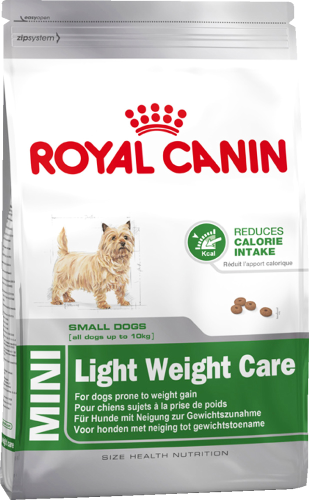 фото Корм сухой Royal Canin "Mini Light weight care", для взрослых собак склонных к ожирению, 2 кг