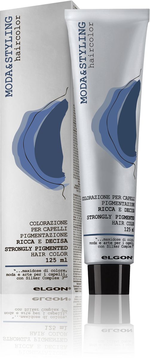 Elgon Moda&Styling Крем-краска 1 Black - Черный, 125мл — купить в ...