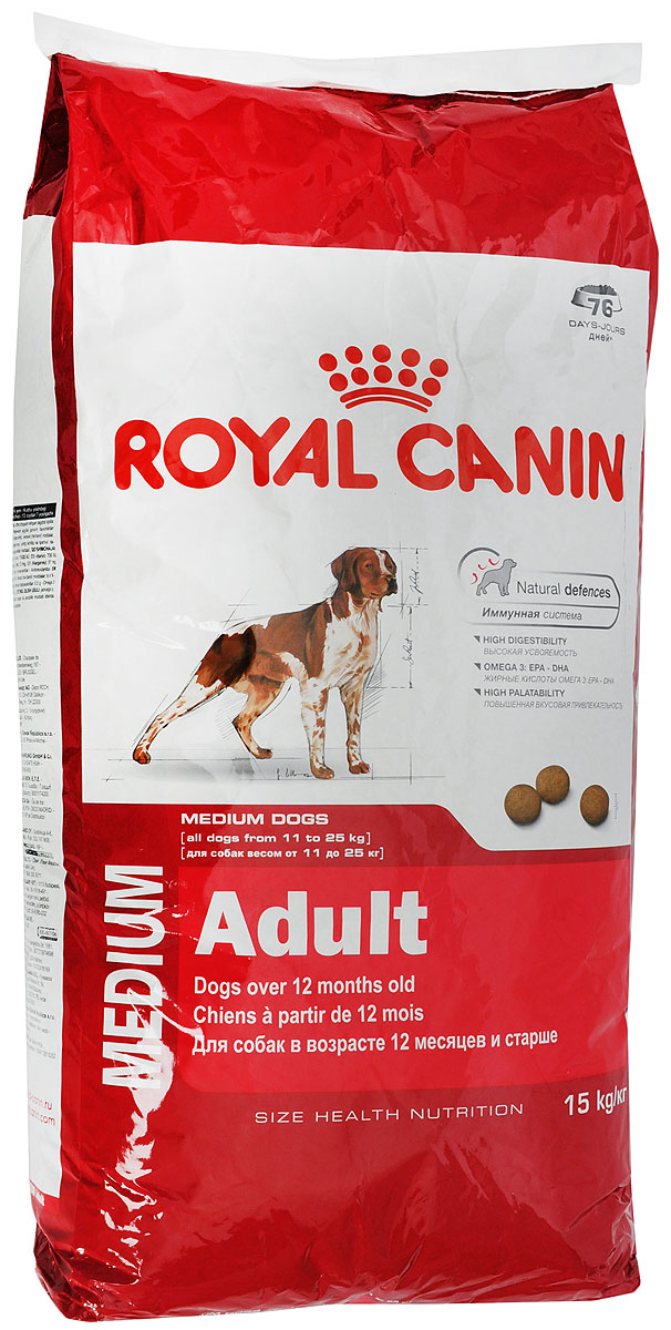 Килограмм корма для собак. Роял Канин Медиум Эдалт для собак 15 кг. Royal Canin Medium для собак. Корм Роял Канин для собак средних пород. Роял Канин для собак средних пород 15 кг.
