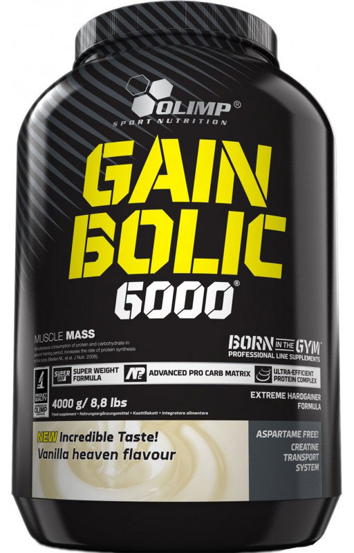 фото Гейнер Olimp Sport Nutrition "Gain Bolic 6000", ваниль, 3500 г