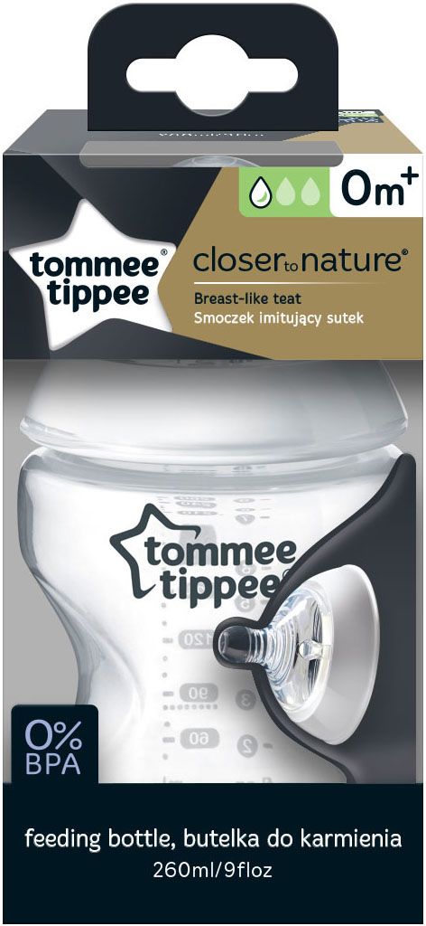 Tommee Tippee бутылочка для кормления с антиколиковым клапаном 260 мл