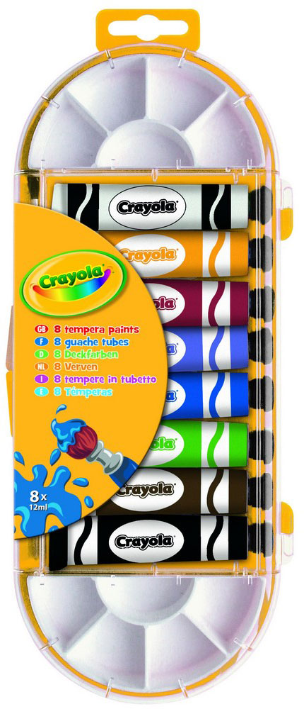 фото Crayola Краска темперная 8 цветов