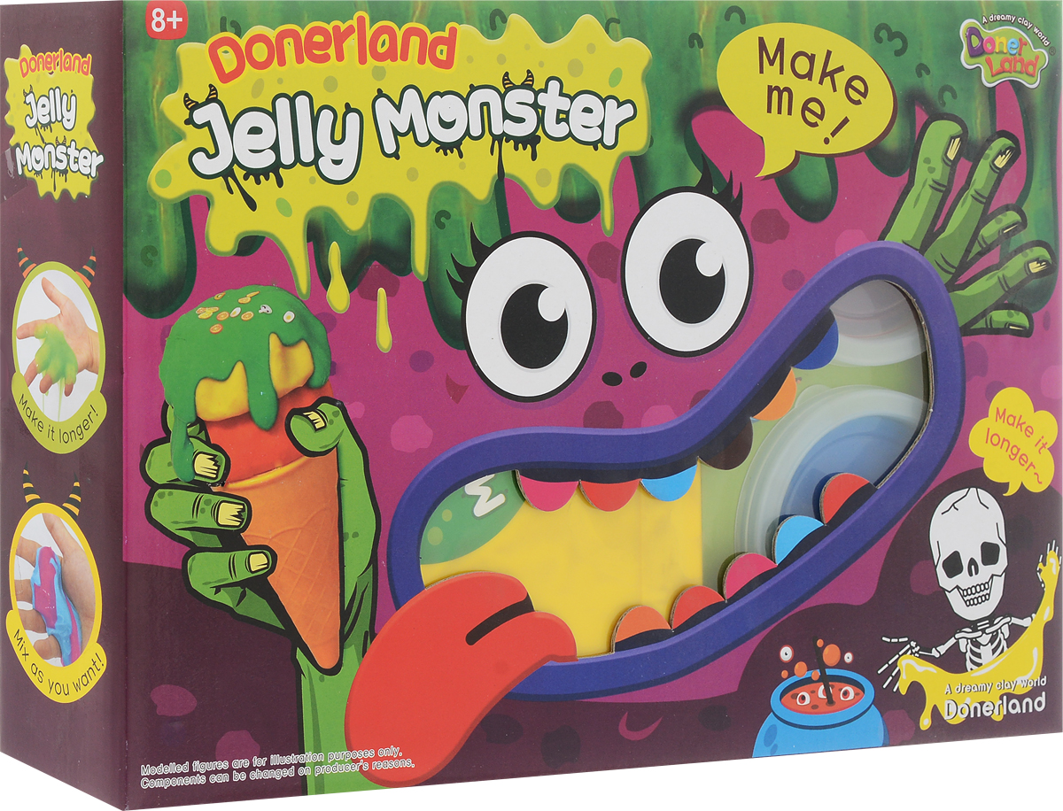 Масса для лепки Altacto монстр. Набор Donerland Jelly Monster Multi Pack. Набор Donerland Jelly Monster DIY Pack.