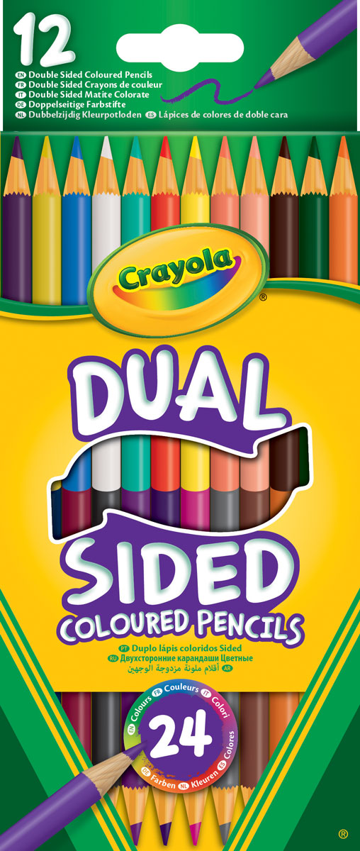 Crayola Набор двусторонних карандашей 12 шт