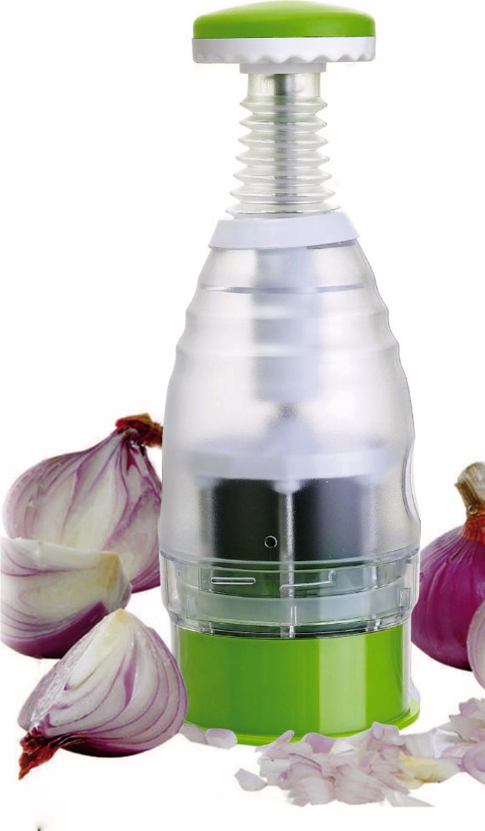 фото Овощерезка As Seen On TV "Onion & Vegetable Chopper", цвет: прозрачный, зеленый