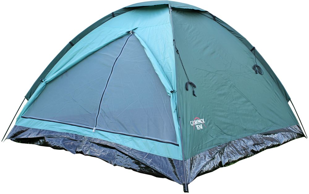 фото Палатка Campack Tent "Dome Traveler 2", 2-х местная, цвет: зеленый, черный