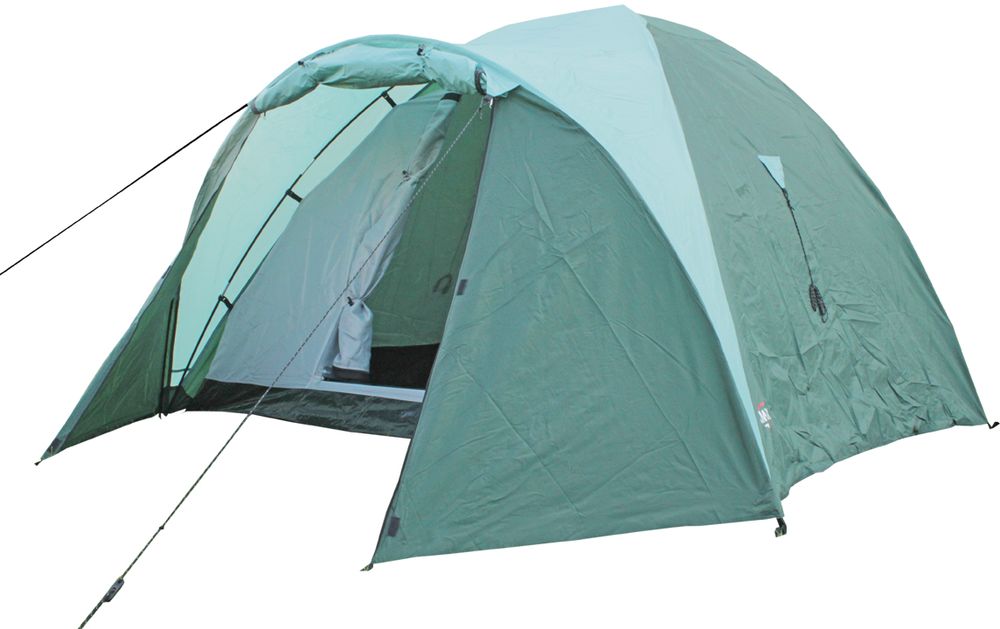 фото Палатка Campack Tent "Mount Traveler 3", 3-х местная, цвет: зеленый, серый, черный