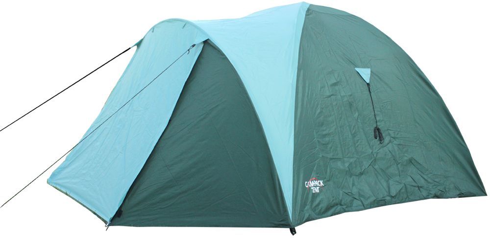 фото Палатка Campack Tent "Mount Traveler 3", 3-х местная, цвет: зеленый, серый, черный