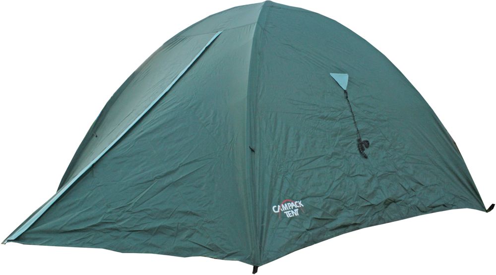 фото Палатка Campack Tent "Trek Traveler 2", 2-х местная, цвет: зеленый, серый, черный