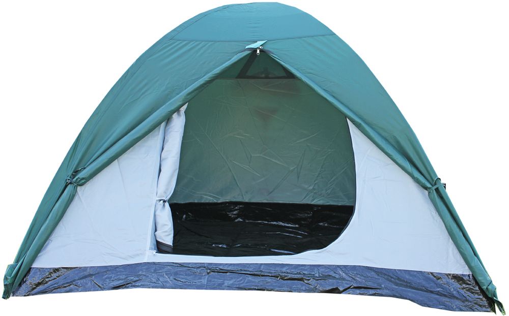 фото Палатка Campack Tent "Trek Traveler 3", 3-х местная, цвет: зеленый, серый, черный