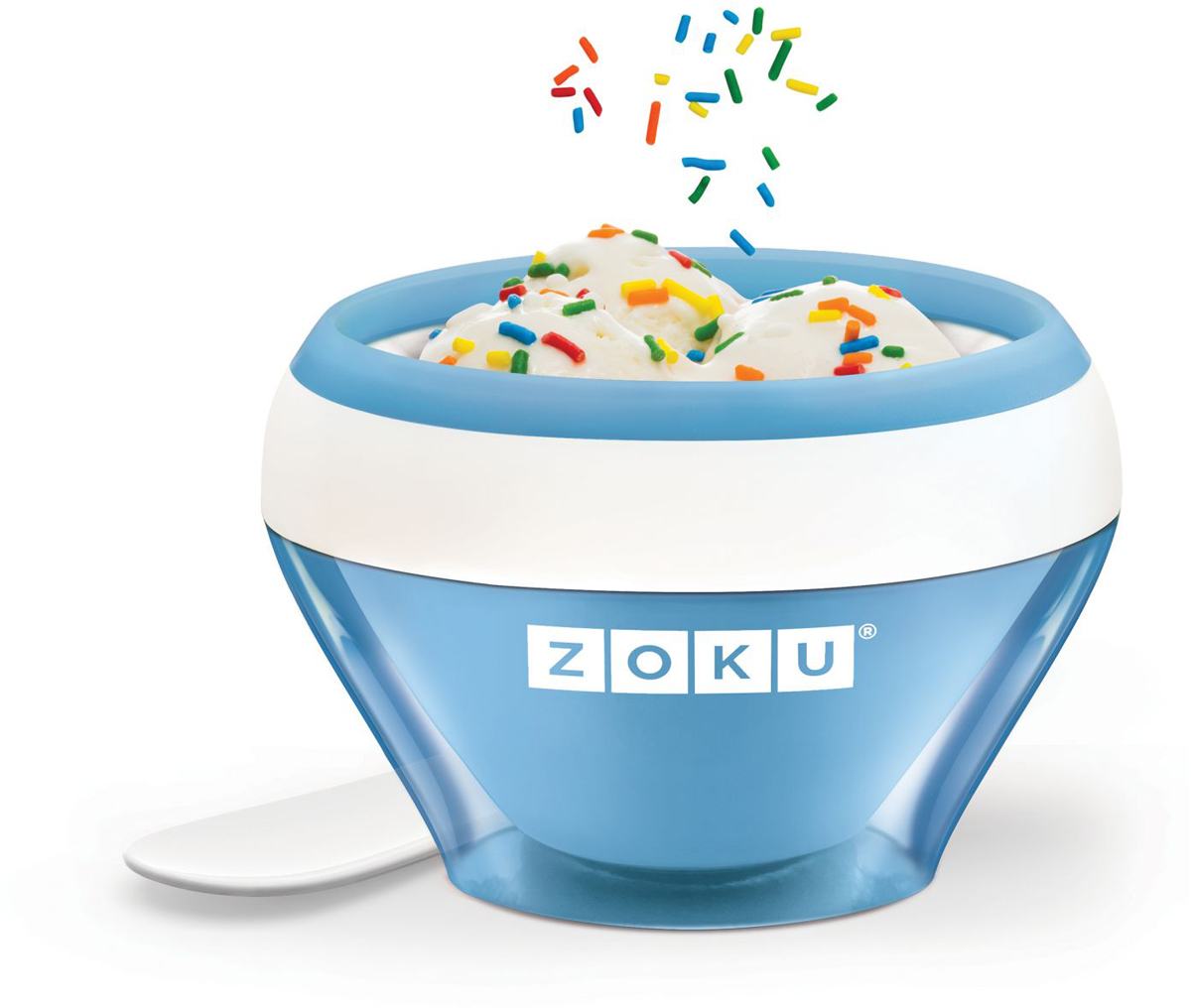 фото Мороженица Zoku "Ice Cream Maker", цвет: синий, 150 мл. ZK120-BL