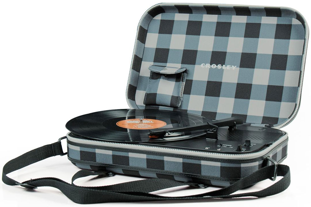 фото Проигрыватель виниловых дисков Crosley Messenger, Blue Grey