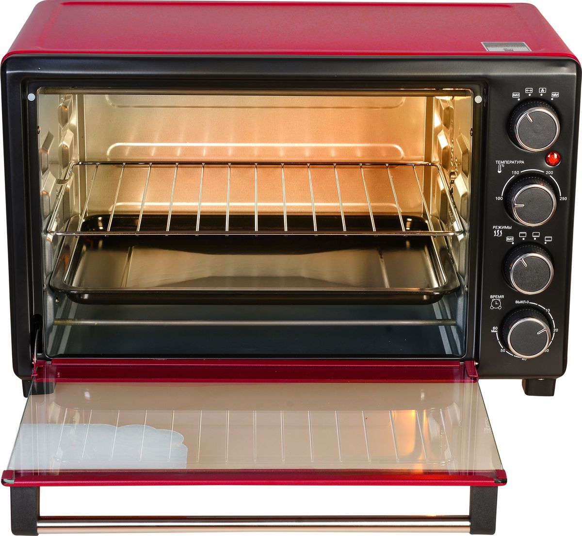 фото Мини-печь Gfgril GFO-30 Grill Plus, Red