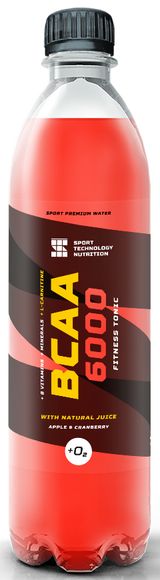 фото BCAA Sport Technology Nutrition "6000", яблоко, клюква, 500 мл