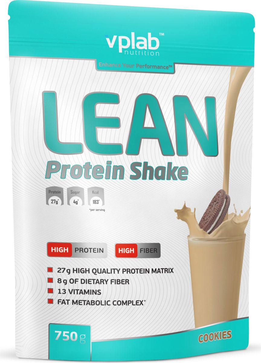 фото Протеин Vplab "Lean Protein", печенье и сливки, 750 г Vplab nutrition