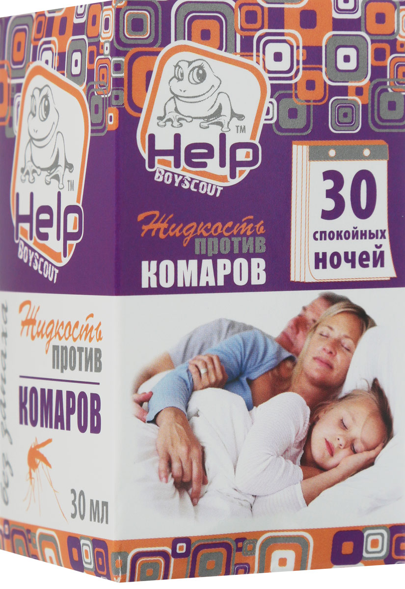 фото Средство от комаров "Help", без запаха, 30 мл