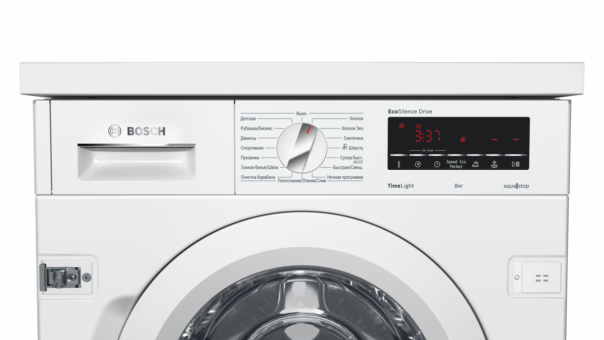 фото Bosch WIW28540OE, White стиральная машина встраиваемая Bosch gmbh