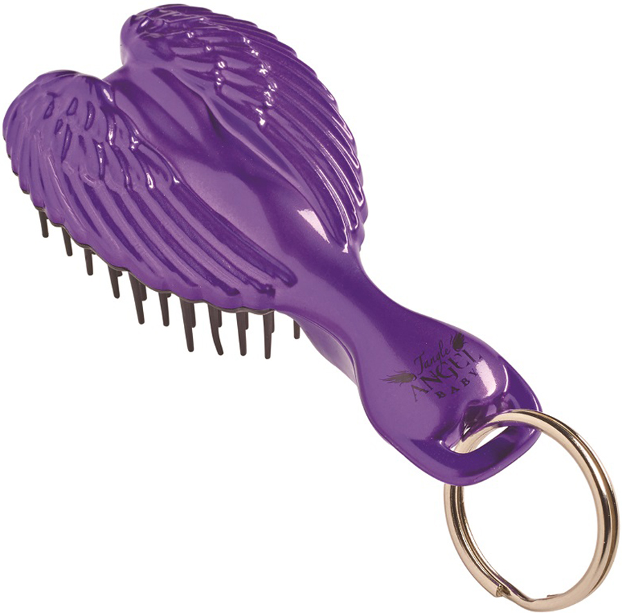 Щетка для волос Tangle Angel Расческа-брелок Baby Pop Purple