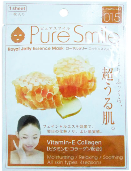 фото Pure Smile "Essence Mask" Омолаживающая маска для лица с эссенцией маточного молочка пчел, 23 мл