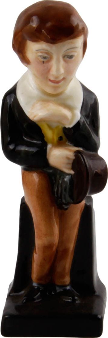 фото Коллекционная статуэтка "Дэвид Копперфильд". Фарфор, роспись, ручная работа. Royal Doulton, Великобритания, 1970-е гг.