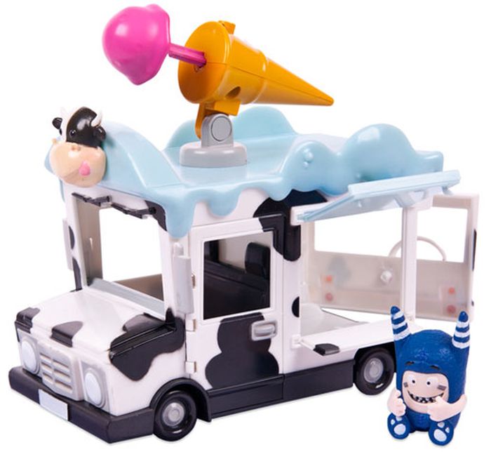 фото Oddbods Фигурка Пого c машинкой