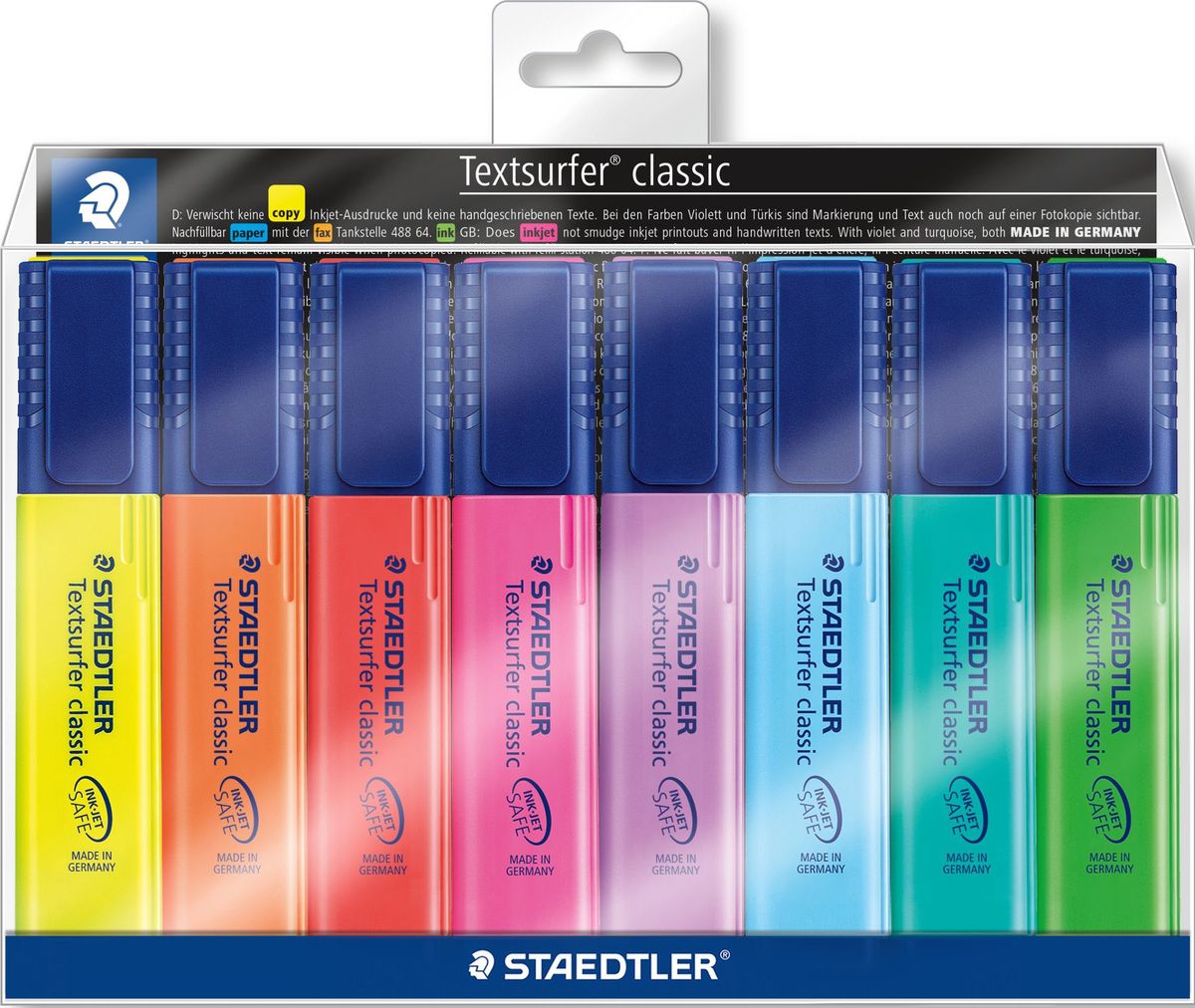 Staedtler Набор текстовыделителей Сlassic 364 8 цветов Staedtler Набор текстовыделителей Сlassic 364 8 цветов