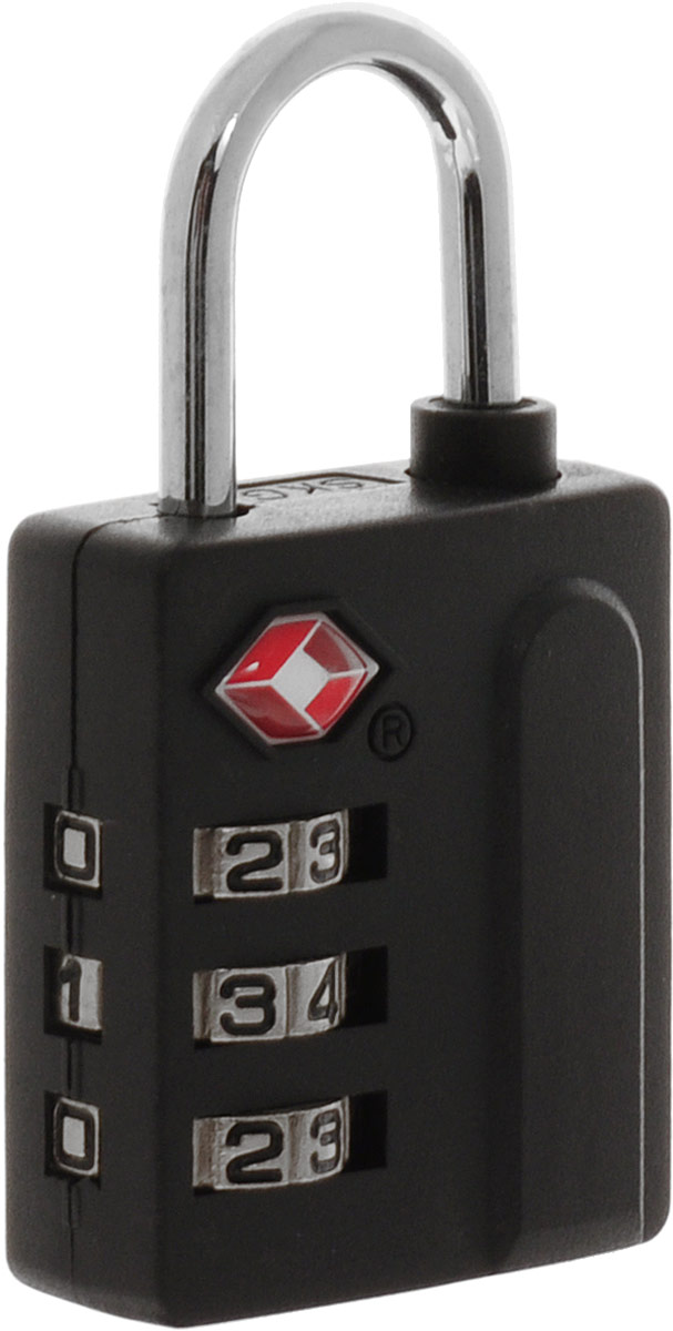 фото Colibri Кодовый замок для багажа c функцией TSA, цвет: черный