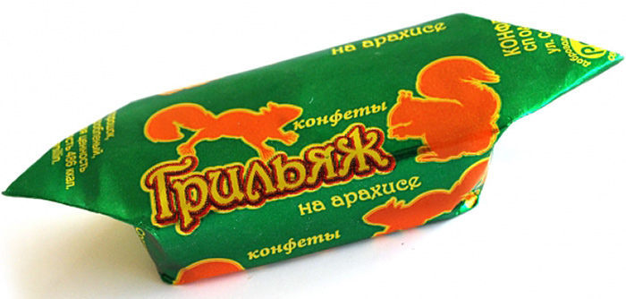 Спартак Грильяж на арахисе конфеты, 150 г