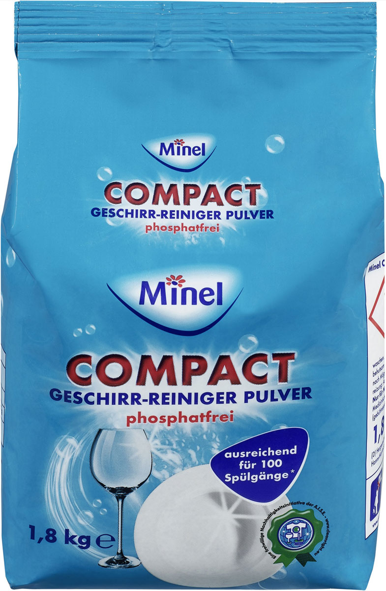 фото Порошок для посудомоечной машины Minel "Compact", 1,8 кг