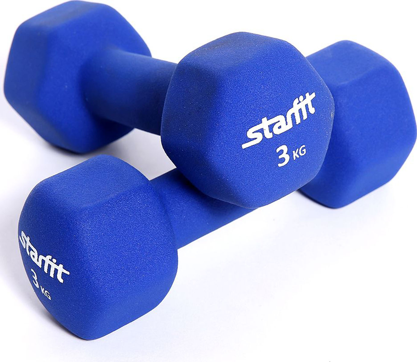 Гантель неопреновая Starfit DB-201 2,5 кг, фиолетовый